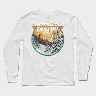 Cottonwood Canyon Utah Long Sleeve T-Shirt